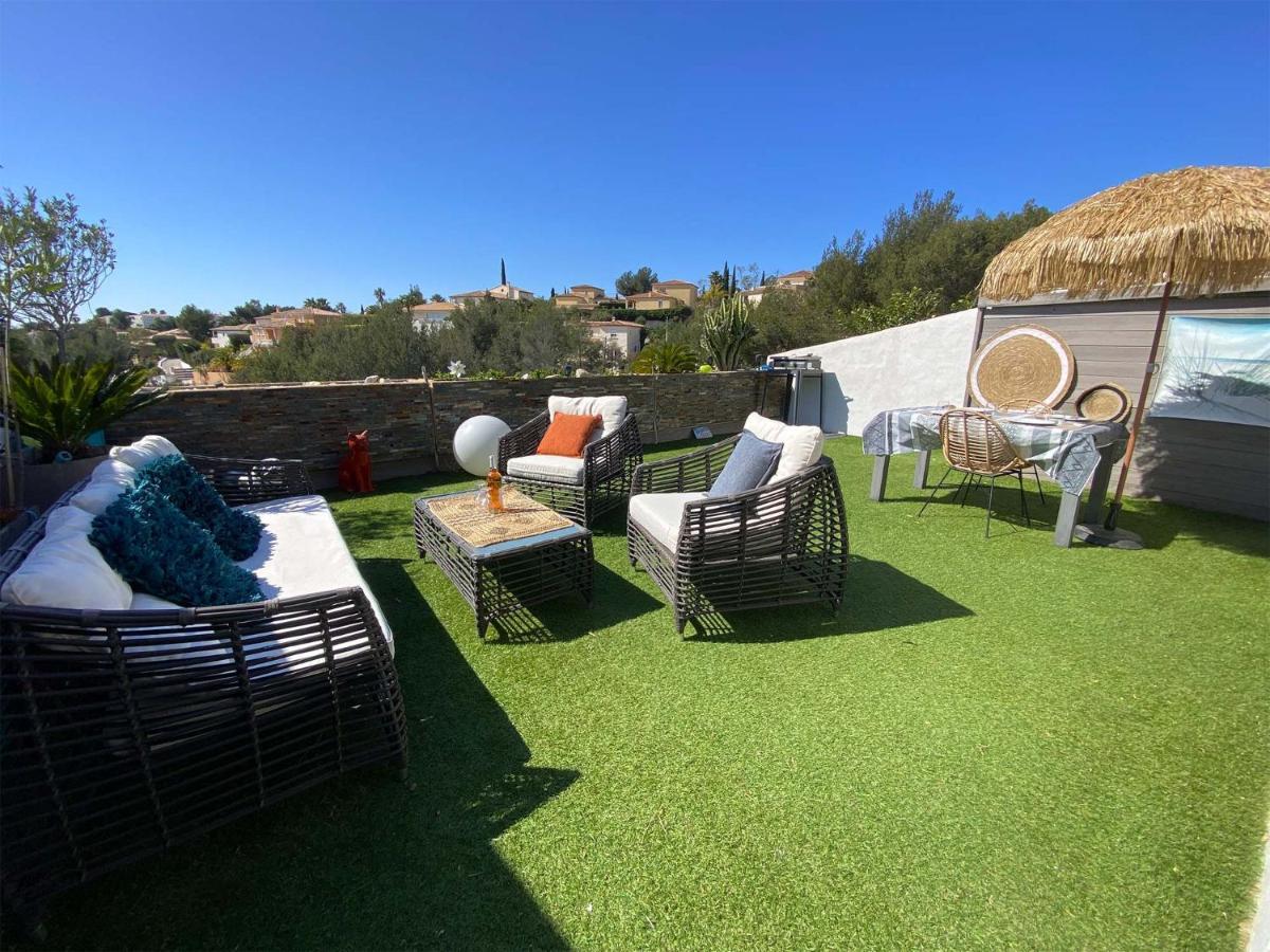 Vuemer Bandol - Grande Terrasse De 45M2 Vue Mer Piscine Parking Eksteriør bilde