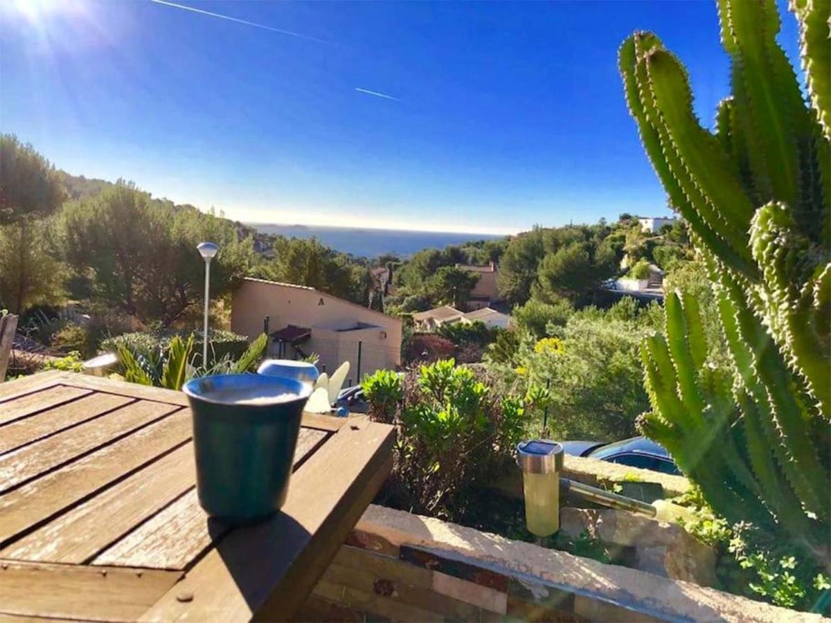 Vuemer Bandol - Grande Terrasse De 45M2 Vue Mer Piscine Parking Eksteriør bilde